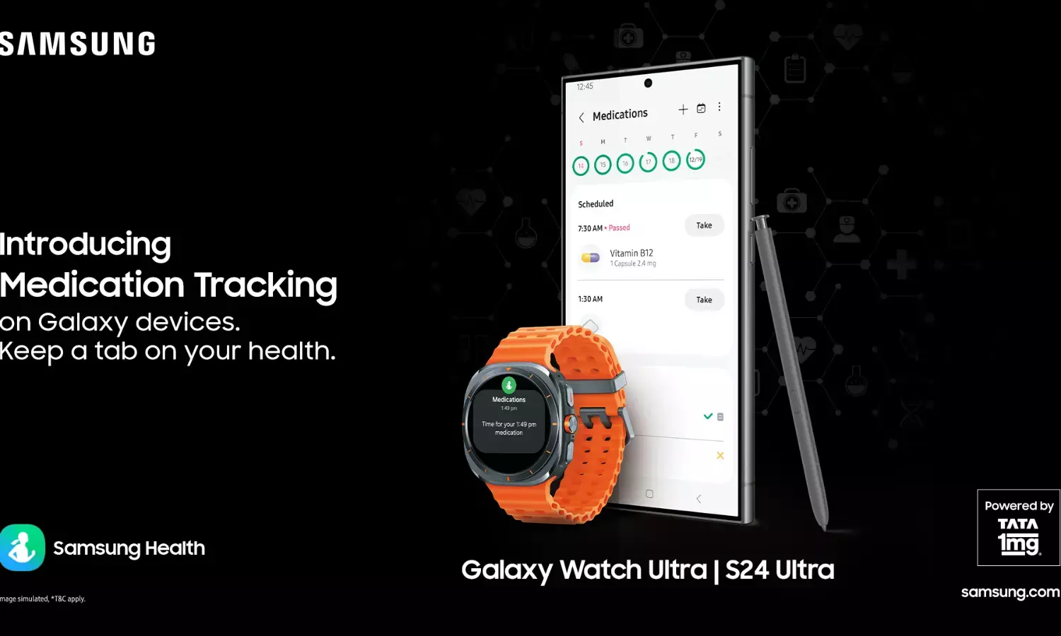 Now Track Your Medications on Samsung Devices via its Native Health app