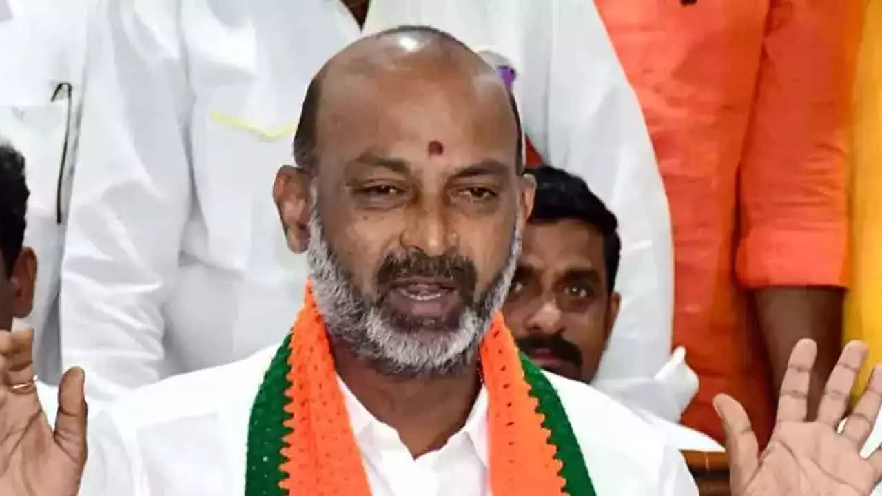 Cong Turning Musi project Into An ATM: Bandi Sanjay Cong Turning Musi project Into An ATM: Bandi Sanjay