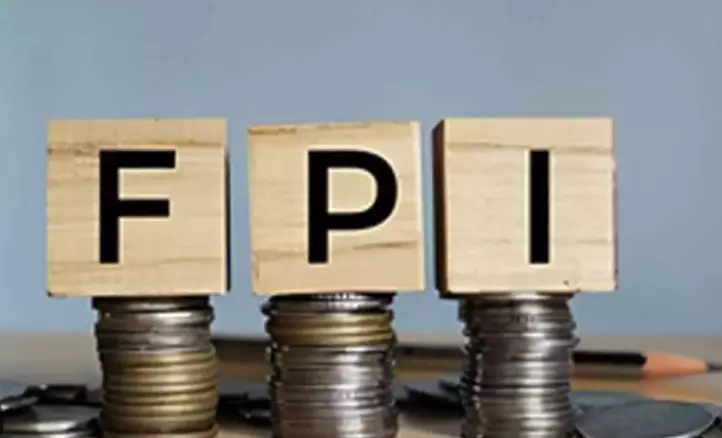 Sensex bleeds as FPIs pull out staggering ₹85,790 crore in October: NSDL data Sensex bleeds as FPIs pull out staggering ₹85,790 crore in October: NSDL data