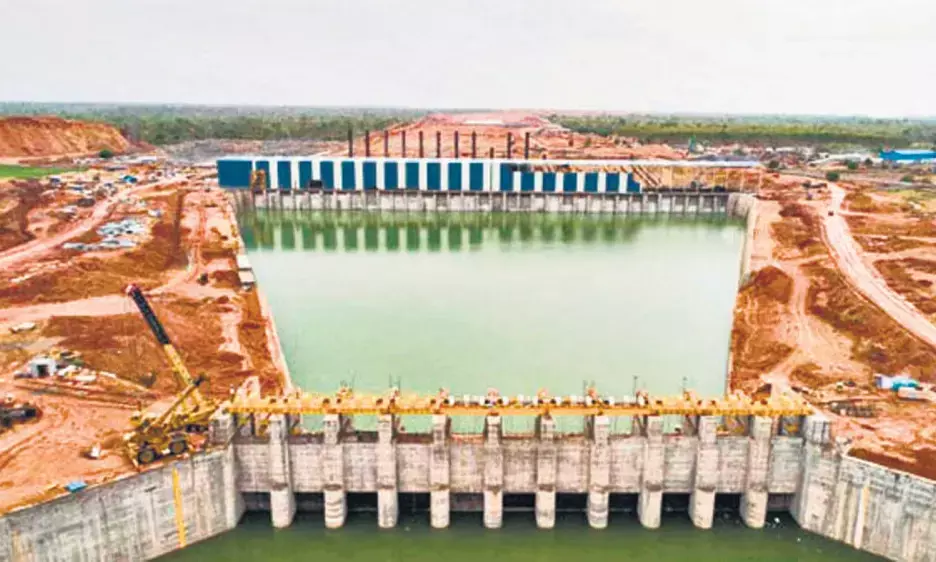 Raja Narasimha Lays Foundation for Boranch Lift Irrigation Project