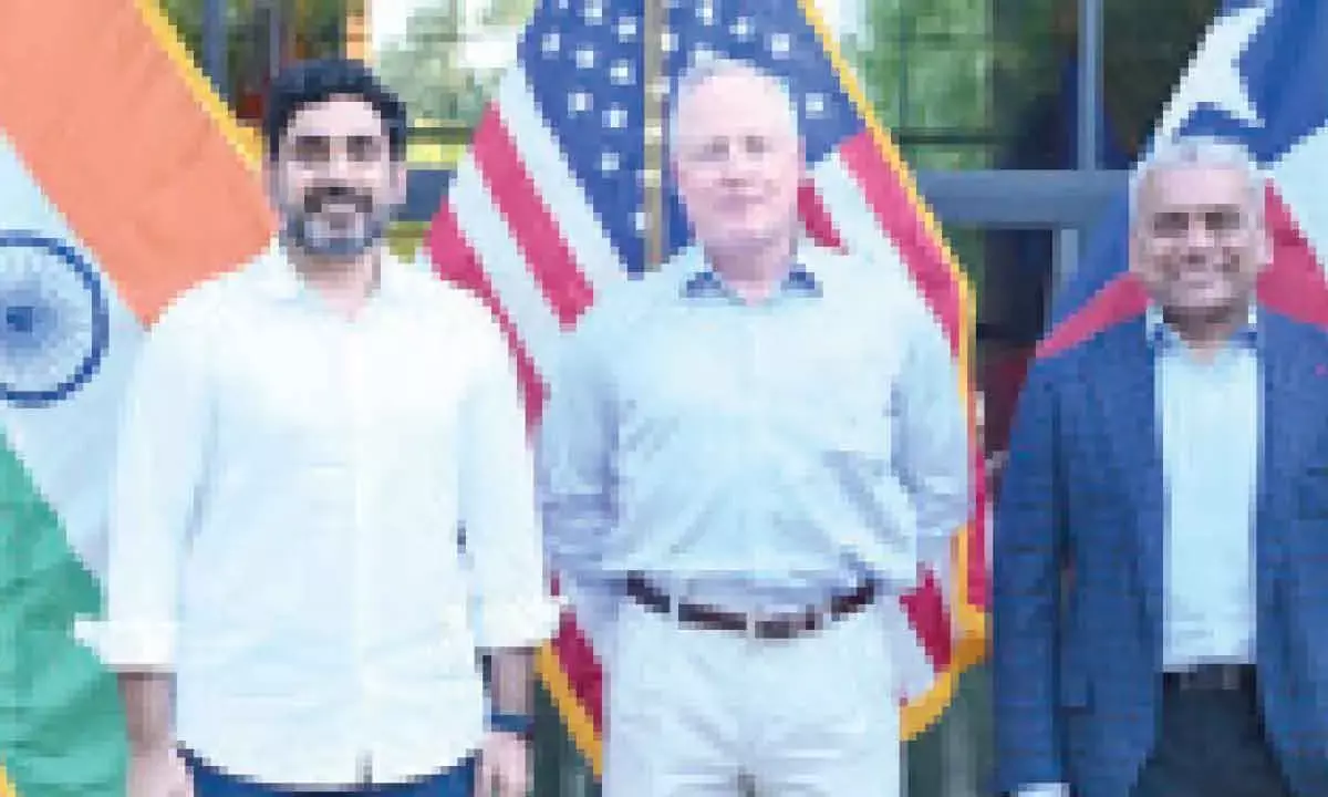 Nara Lokesh Pitches AP For Tesla EV Unit