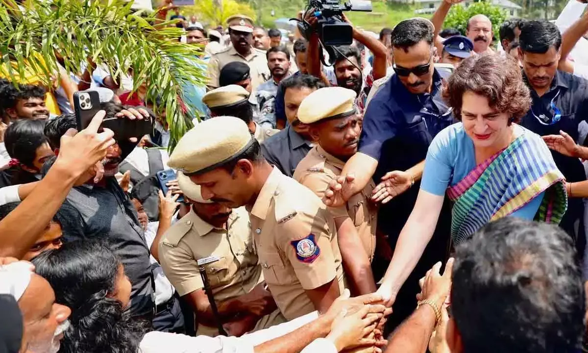 Wayanad Bypoll: Priyanka Accuses Bjp-Led Centre Of Undermining Constitutional Values