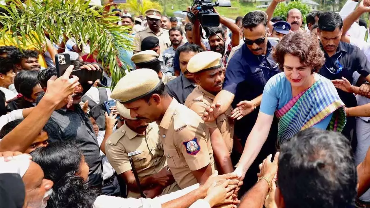Wayanad Bypoll: Priyanka Accuses Bjp-Led Centre Of Undermining Constitutional Values Wayanad Bypoll: Priyanka Accuses Bjp-Led Centre Of Undermining Constitutional Values
