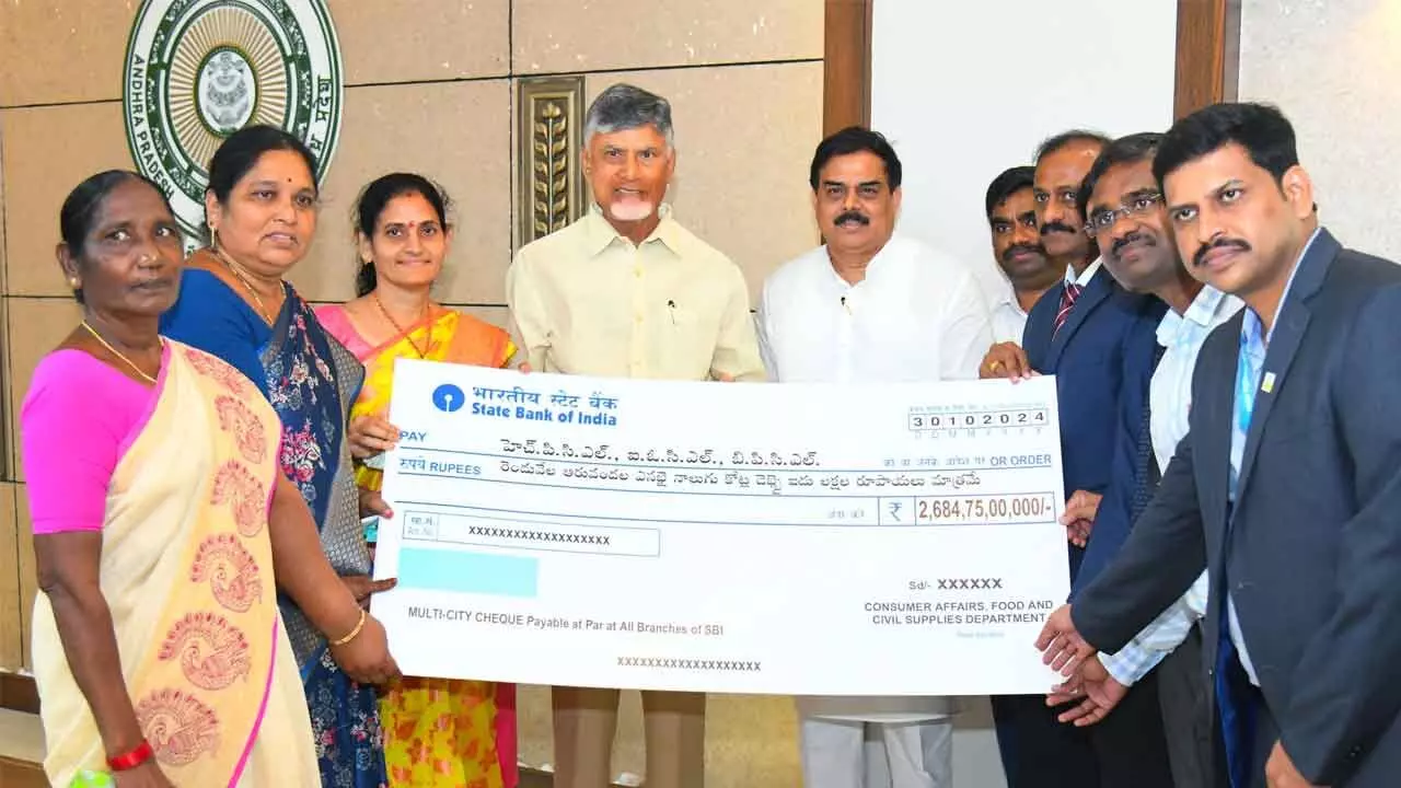 Naidu To Launch Free LPG Cylinder Scheme On Nov 1 Naidu To Launch Free LPG Cylinder Scheme On Nov 1