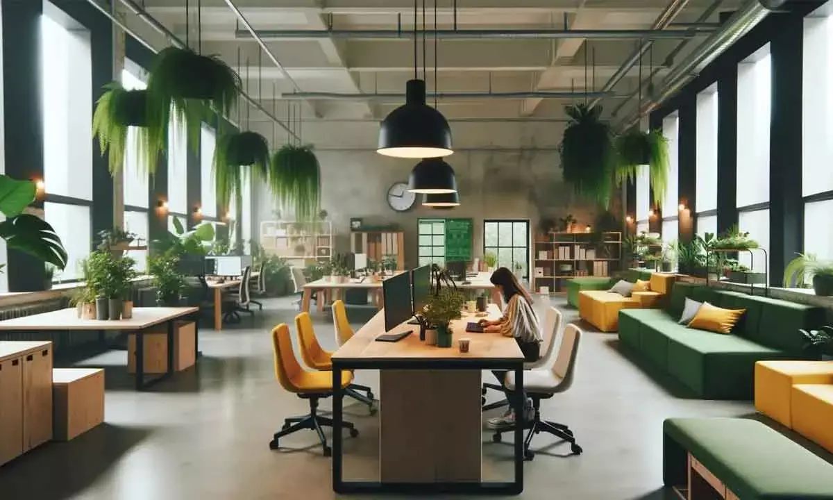 Modern Offices Switch To Sustainable Spaces With Focus On Employee Well-Being