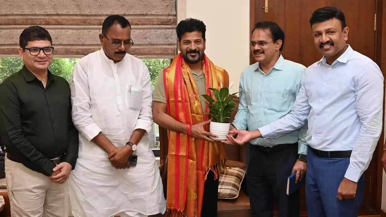 T’gana Welfare Dept Secys Call On CM Revanth Reddy T’gana Welfare Dept Secys Call On CM Revanth Reddy