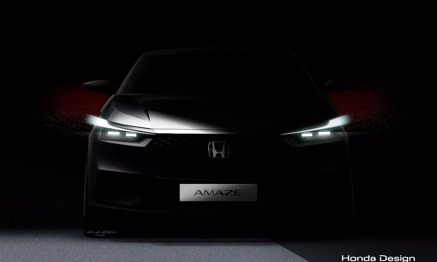 Honda Releases Teaser Image for the All-New 3rd Generation Honda Amaze