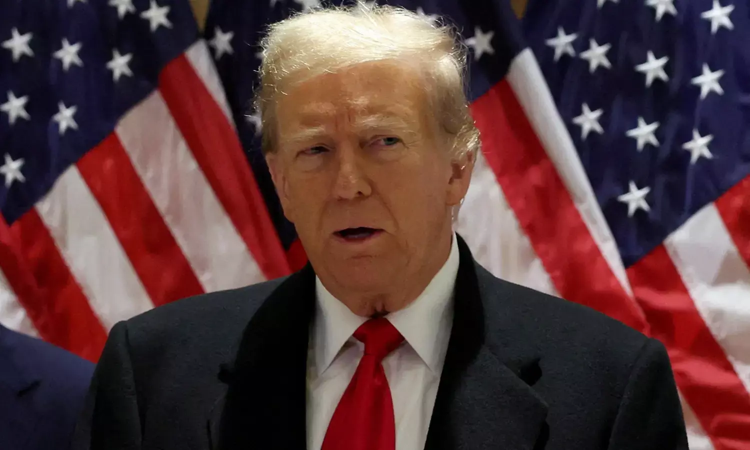 Trump celebrates a strong night with supporters as Harris cancels her speech — the race is on!
