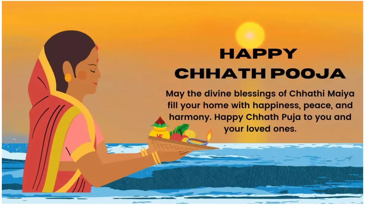 Happy Chhath Puja 2024: Wishes, Messages, and Status in Hindi and English to Share on WhatsApp and Facebook Happy Chhath Puja 2024: Wishes, Messages, and Status in Hindi and English to Share on WhatsApp and Facebook