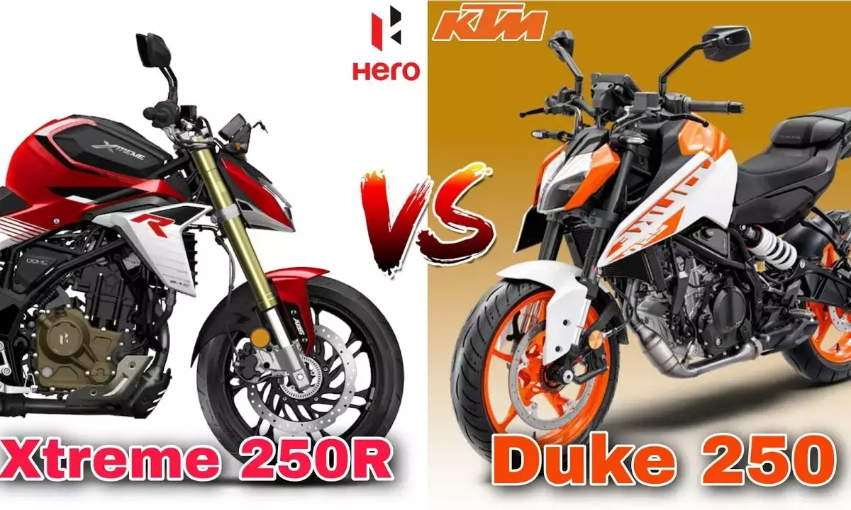 Hero Xtreme 250R vs KTM Duke 250: Detailed Specs Comparison