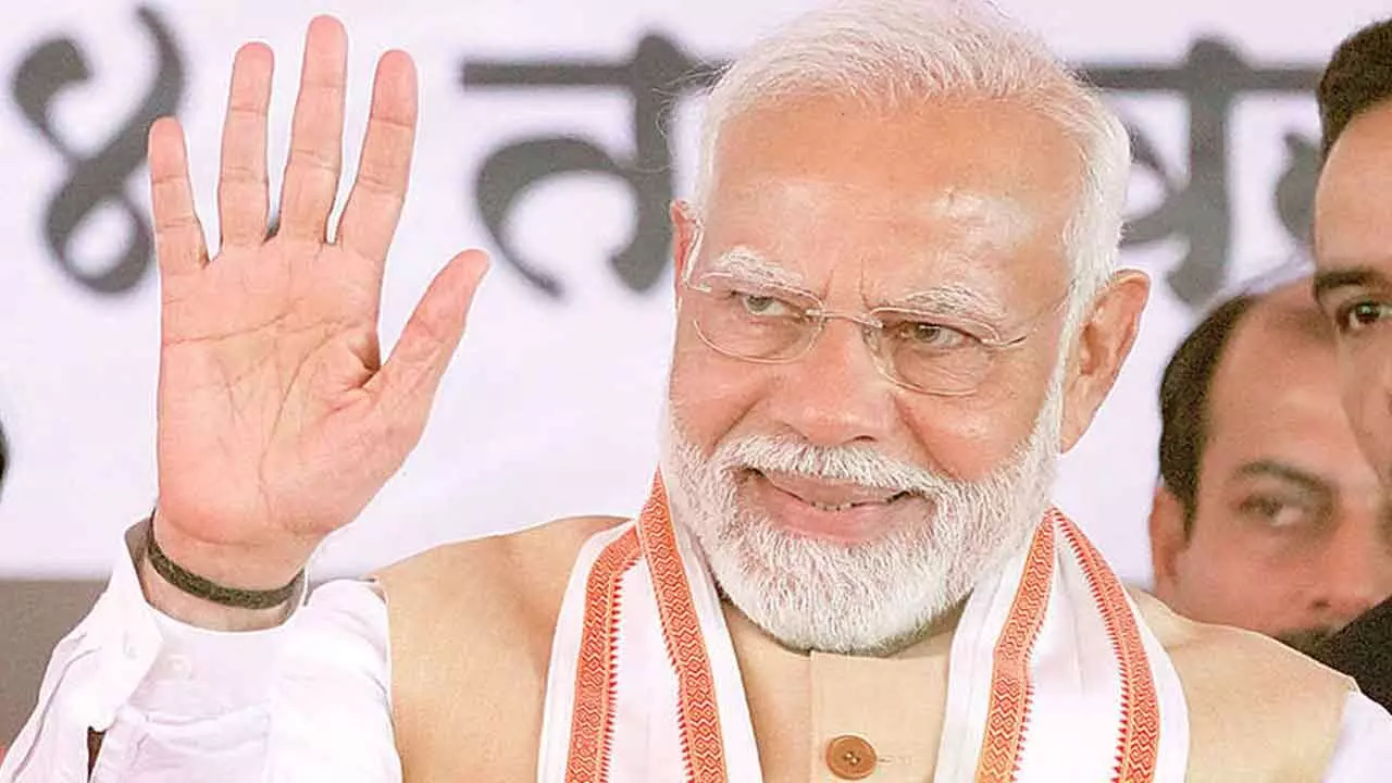 Modi Slams Cong For Pushing India’s Growth Backwards