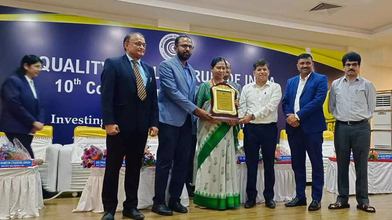 Adani Krishnapatnam Port Gets QCFI Award Adani Krishnapatnam Port Gets QCFI Award
