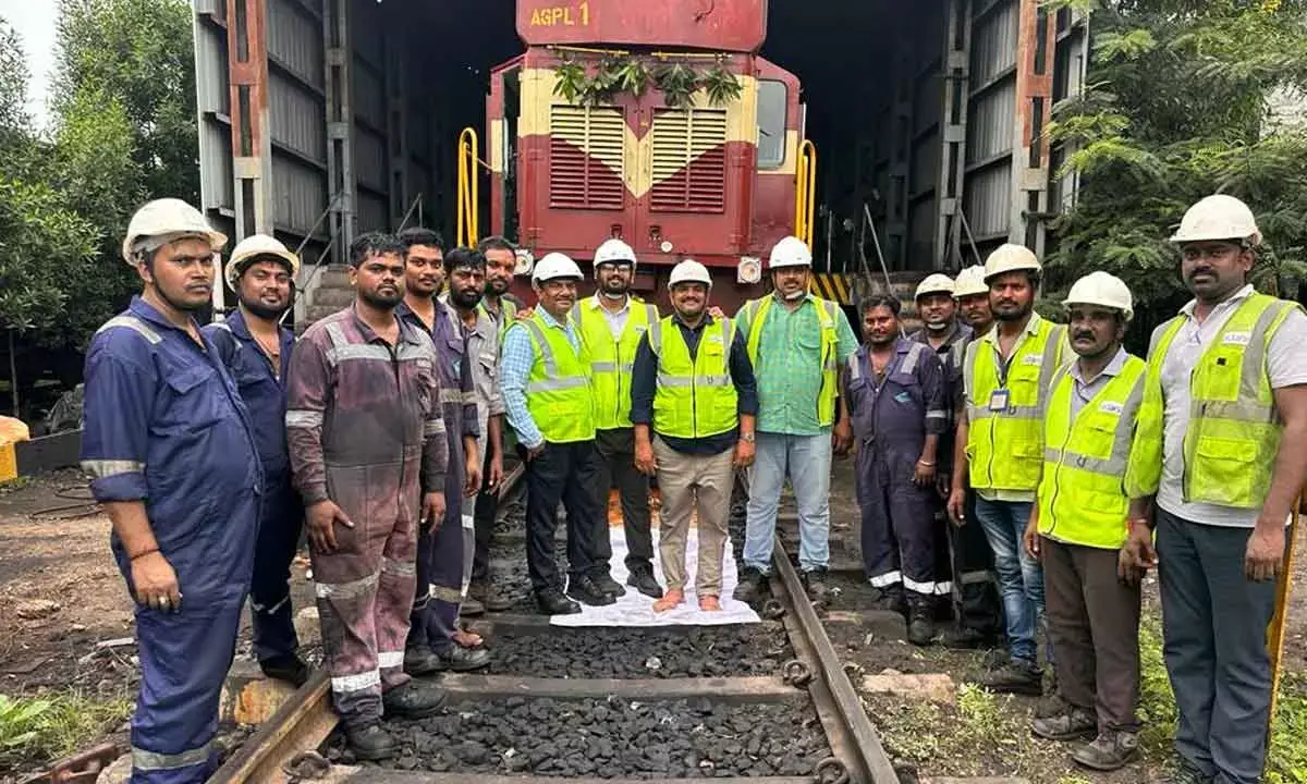Adani Gangavaram Port Adds A New Locomotive