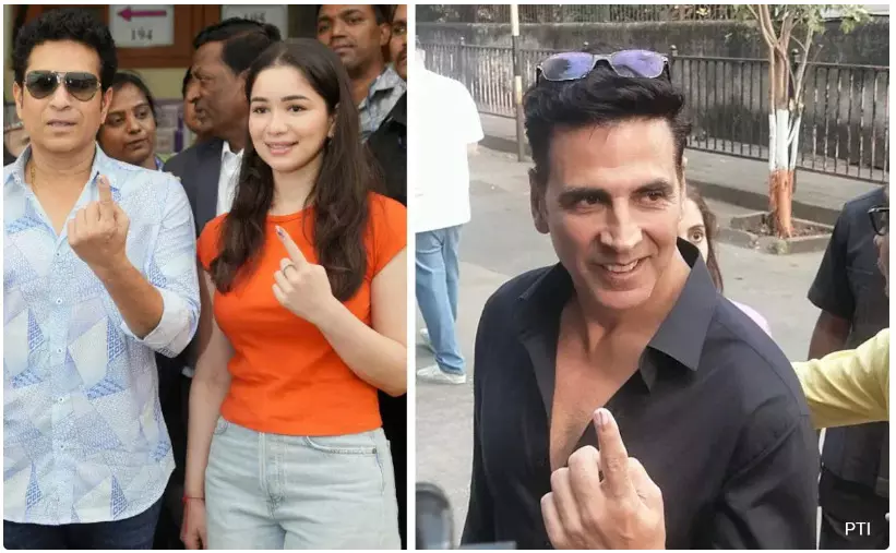 Maharashtra Elections 2024: Celebrities Cast Their Votes Amid Polling Maharashtra Elections 2024: Celebrities Cast Their Votes Amid Polling
