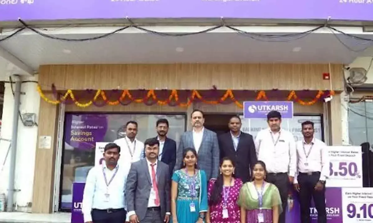 Utkarsh SFB Opens New Branch In Warangal