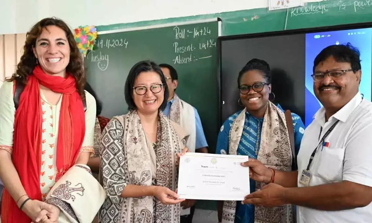 World Bank Team Visits Andhra Schools, Praises Education System