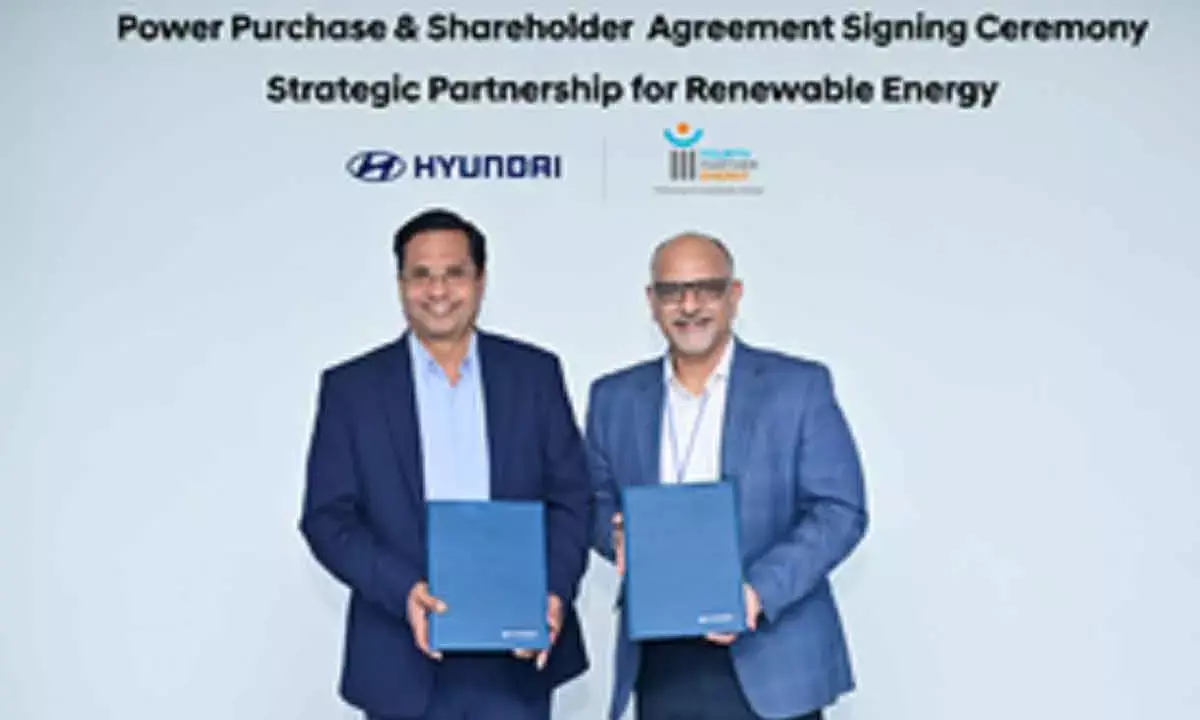 Hyundai To Set Up 2 RE Plants For Rs 38 cr In TN