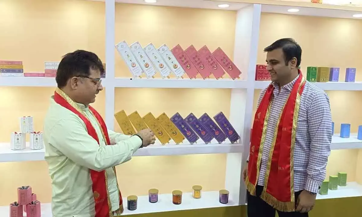 Pujashree Products’ Stall At The Agarbatti Expo