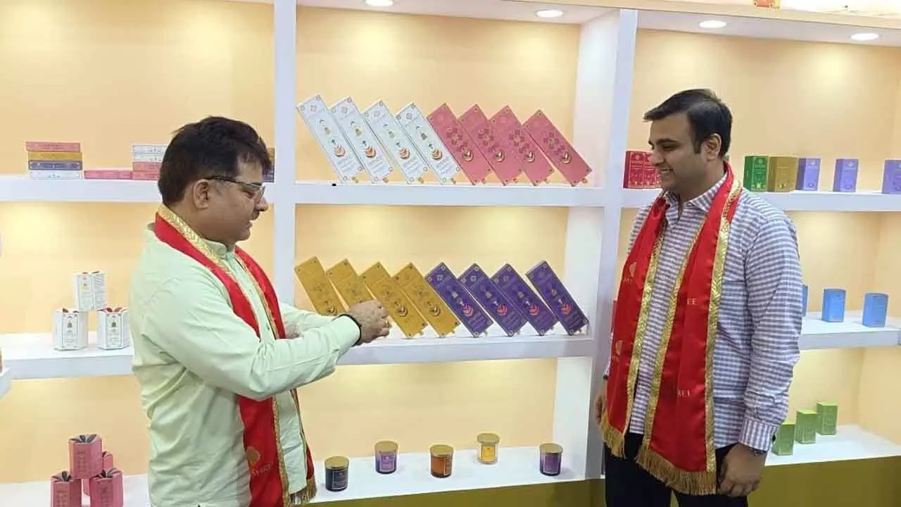 Pujashree Products’ Stall At The Agarbatti Expo Pujashree Products’ Stall At The Agarbatti Expo