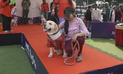Pedigree Pro HyCan24 Canine show held in Hyderabad