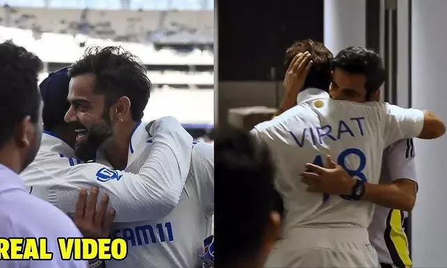 Watch: Gautam Gambhirs Heartfelt Gesture After Virat Kohlis 30th Test Century