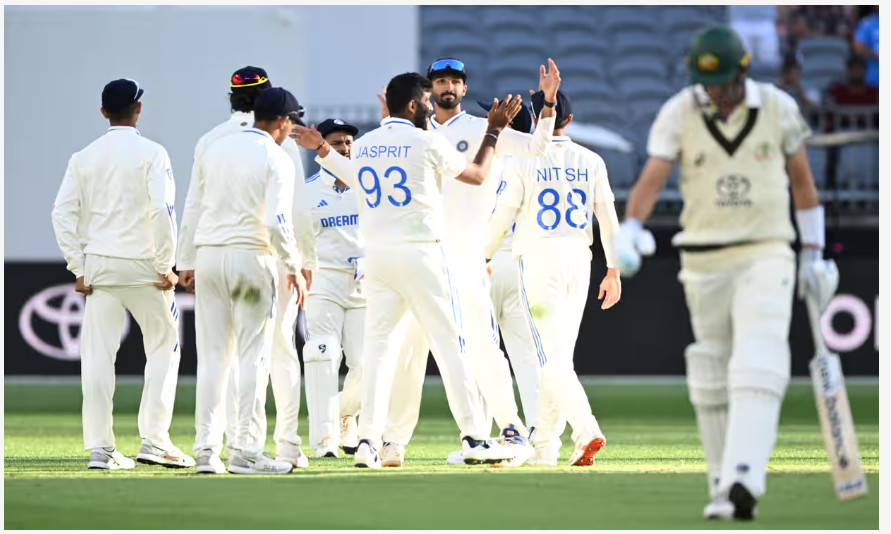 IND vs AUS 1st Test Live: India Nears Victory in Perth, Australia Facing Defeat at Home