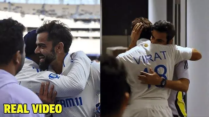 Watch: Gautam Gambhirs Heartfelt Gesture After Virat Kohlis 30th Test Century Watch: Gautam Gambhirs Heartfelt Gesture After Virat Kohlis 30th Test Century