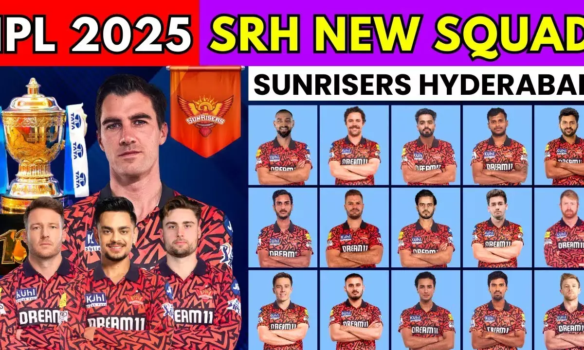 SRH IPL 2025 Squad: A Power-Packed Team with Top Bowlers and Explosive Batsmen