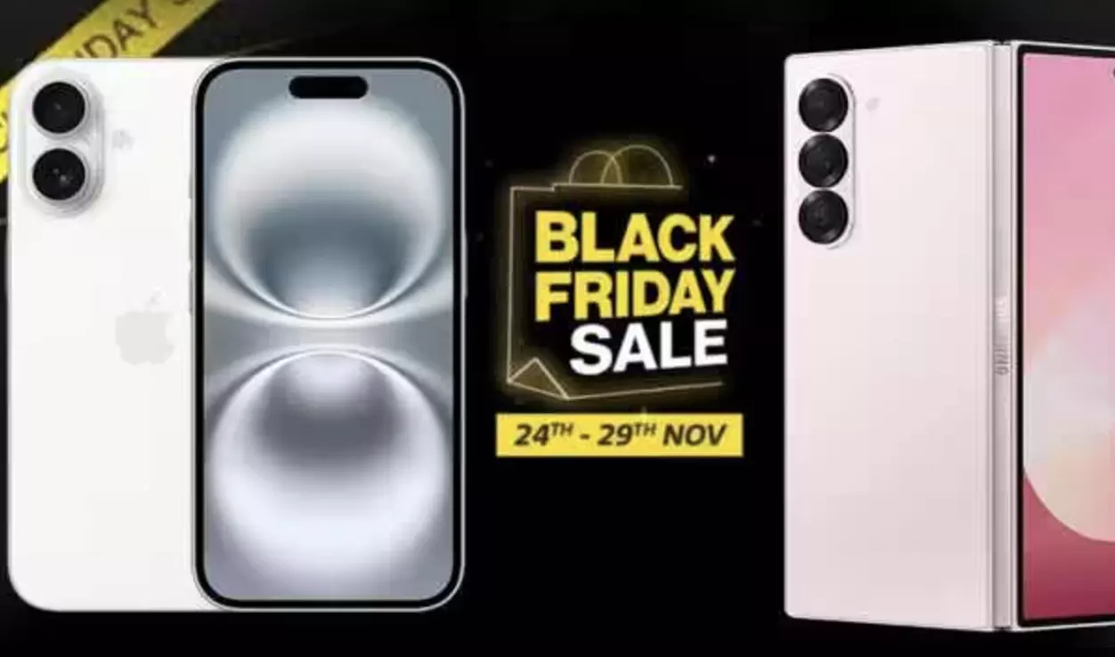 Flipkart Black Friday Sale: Big discounts on iPhones Plus, and Samsung Galaxy Z Fold 6 Flipkart Black Friday Sale: Big discounts on iPhones Plus, and Samsung Galaxy Z Fold 6