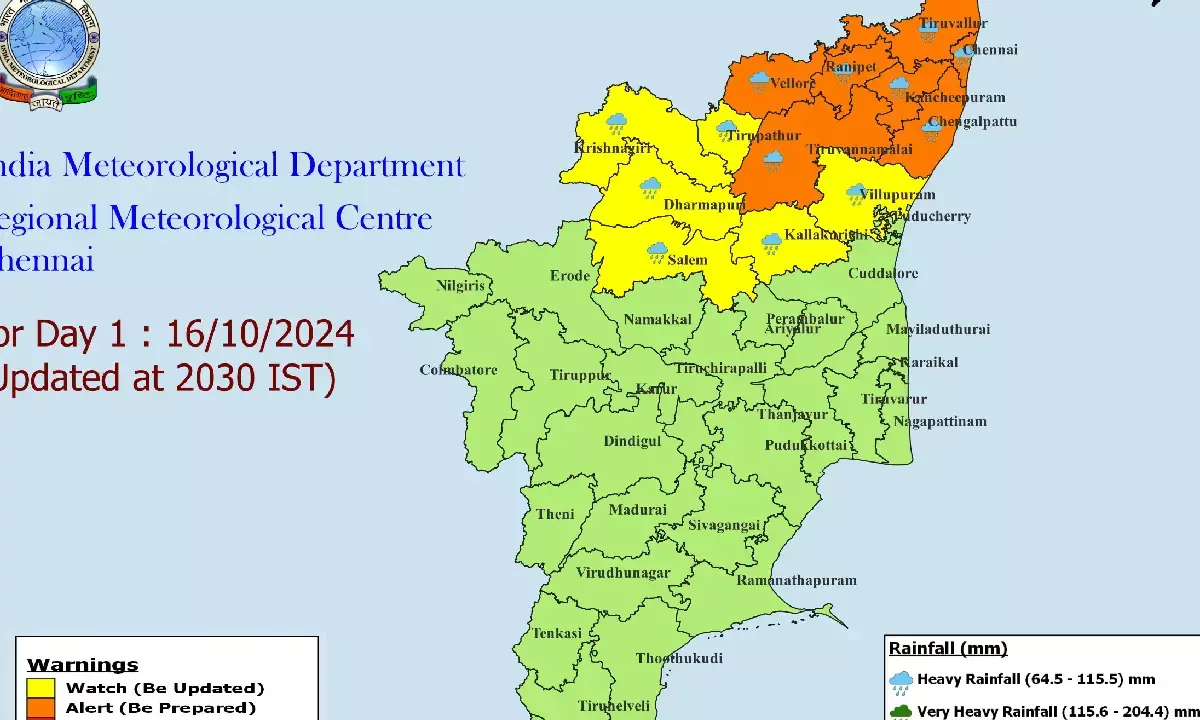 Chennai Rain News LIVE Updates: Cyclone Approaching Tamil Nadu