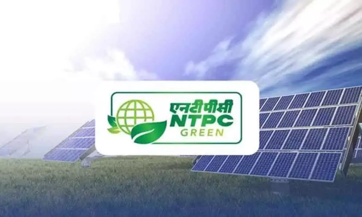 NTPC Green falls nearly 4%