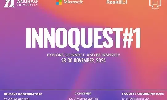 Innoquest #1, 30-Hour-Long Hackathon Begins at Anurag University