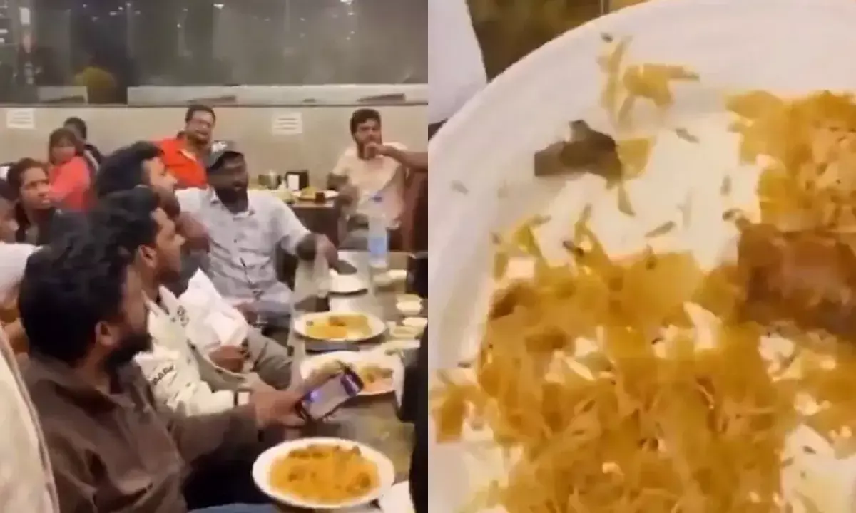 Shocking discovery: Cigarette butts found in Hyderabad diner’s chicken biryani, sparks outrage