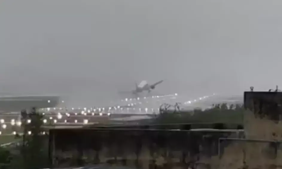 IndiGo flight faces close call amid cyclone Fengal at Chennai airport