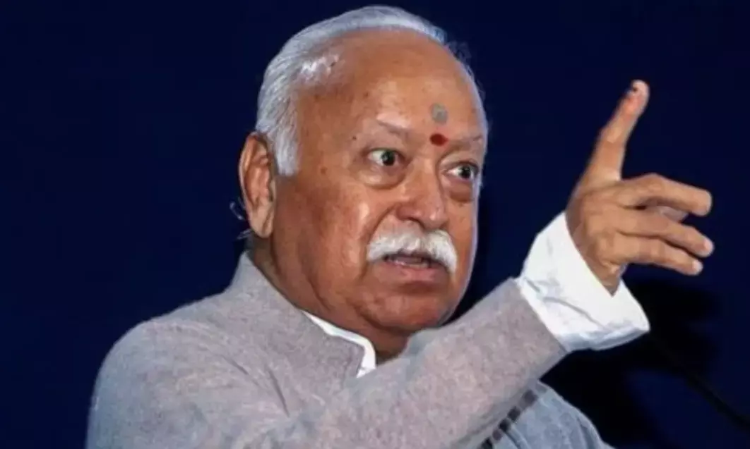 RSS Chief Mohan Bhagwat warns against declining population growth rate in India, calls for unity