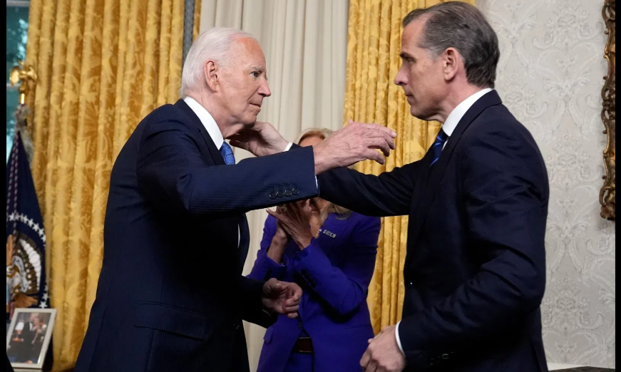 US President Biden pardons son Hunter in criminal cases, breaking previous vows on family benefit