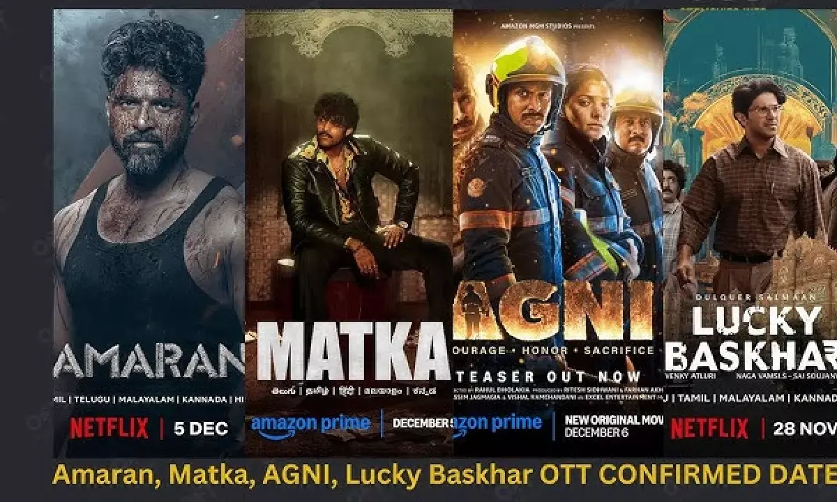 OTT Releases This Week (Dec 2-8): OTT releases this week.. from Amaran to Matka
