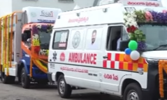 CM Revanth Launches Arogya Utsavalu celebrations, flags off Ambulances