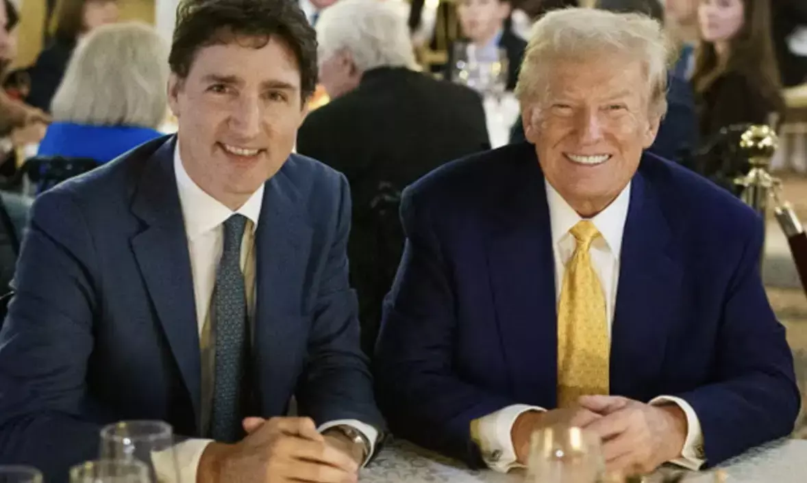 Trump jokes Canada could avoid tariffs by becoming 51st US State, report says