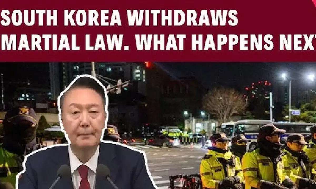 South Korea Withdraws Martial Law. What Happens Next