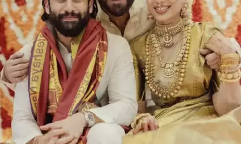 Naga Chaitanya and Sobhita Dhulipala tie the knot in a beautiful Ceremony