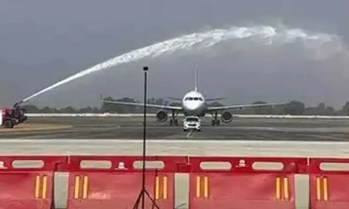 Jewar’s Noida Intl Airport’s First Trial Landing A Success