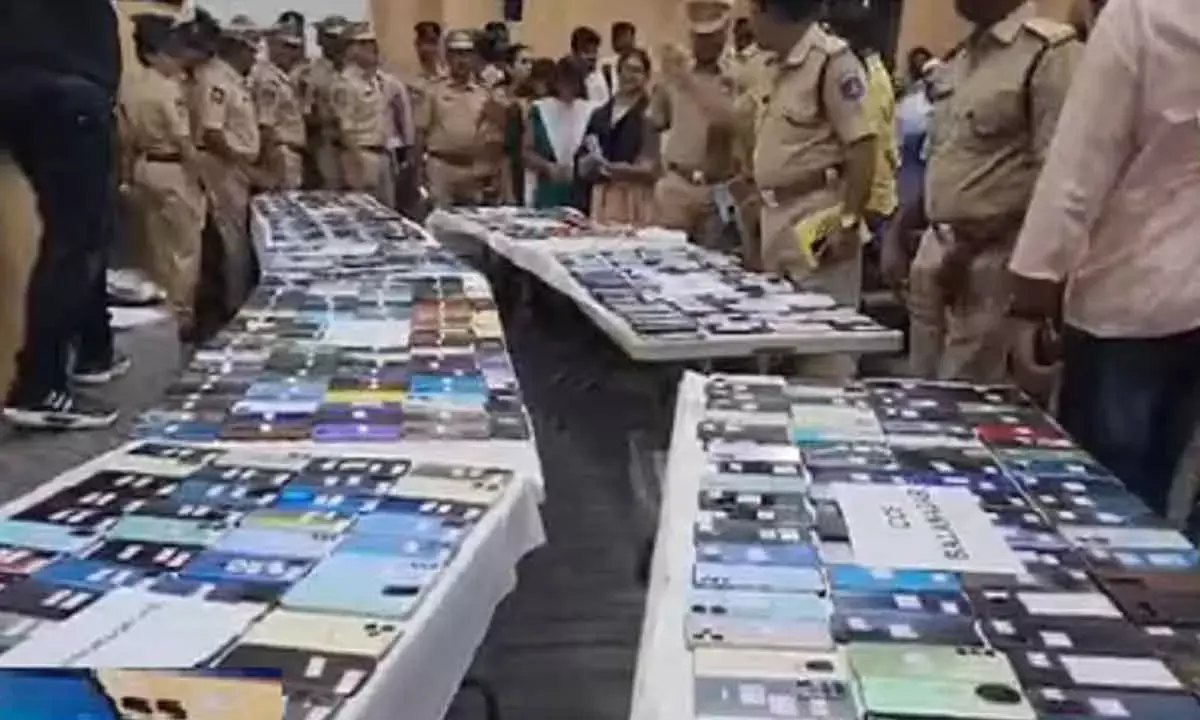 Cyberabad Cops Recover Stolen Mobile Devices Worth Rs 3.3 Cr