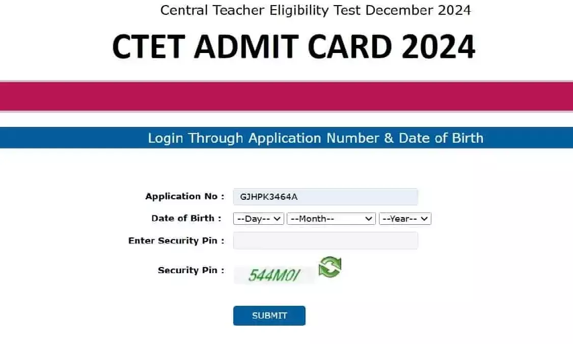 CTET December 2024 Hall Ticket Out: Direct Link to Download Here