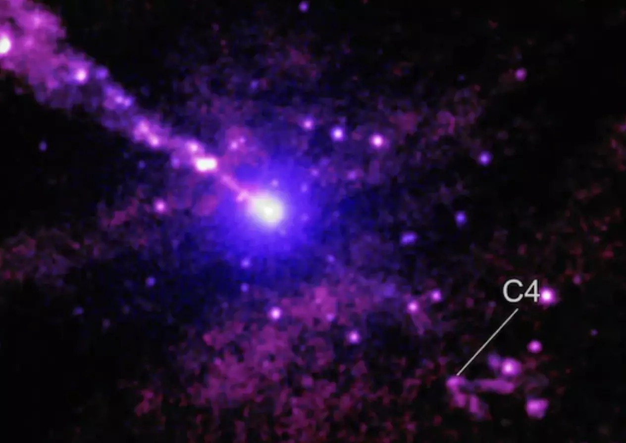 Astronomers uncover mysterious collision with supermassive black hole jet in distant galaxy: Original footage Astronomers uncover mysterious collision with supermassive black hole jet in distant galaxy: Original footage