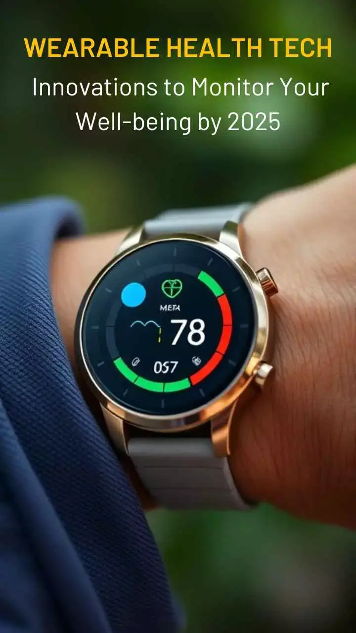 Wearable Health Tech: Innovations to Monitor Your Well-being by 2025