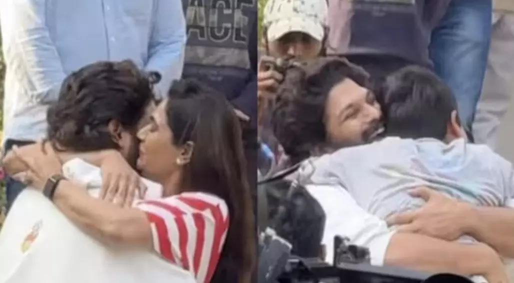 Samantha Ruth Prabhus heartfelt reaction to Allu Arjuns emotional reunion with family Samantha Ruth Prabhus heartfelt reaction to Allu Arjuns emotional reunion with family