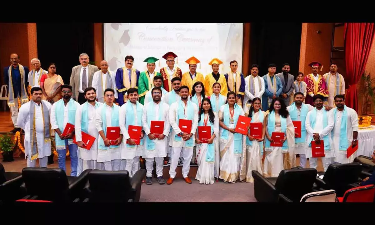 IIP Hyd Honours 1st Batch Of MSc Graduates