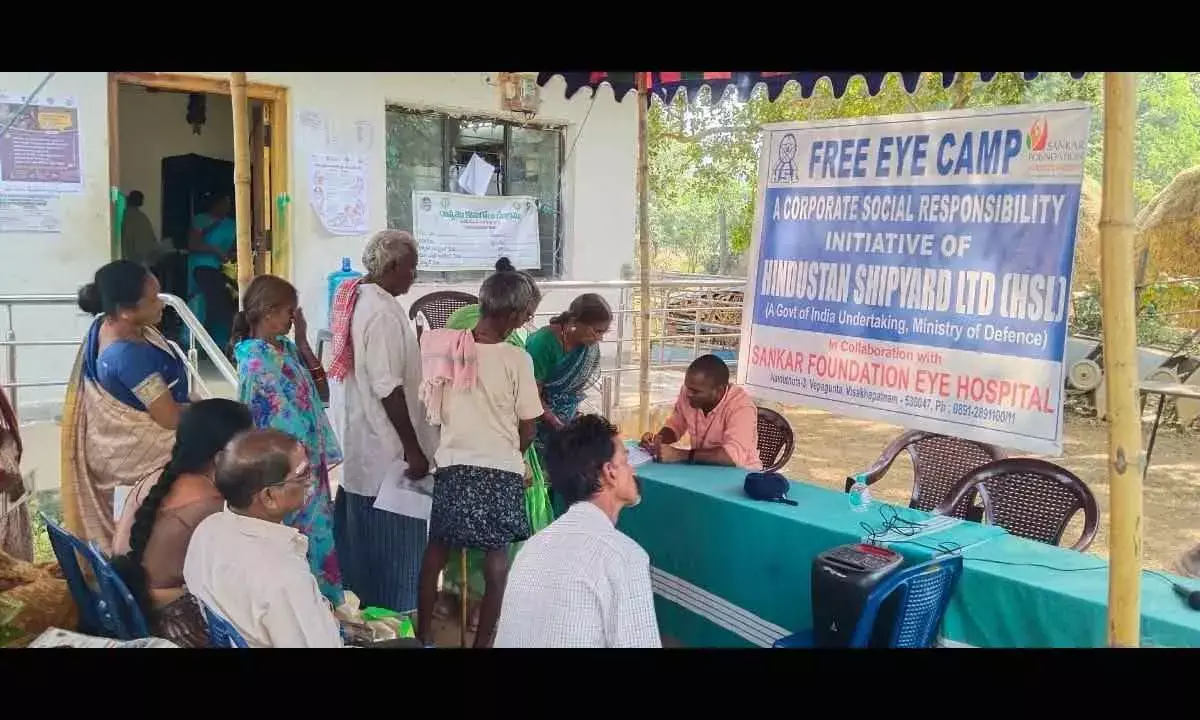 HSL, Sankar Foundation Conduct Eye Camp