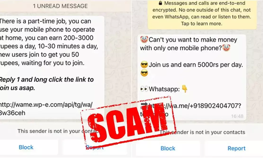 40-year- woman from Hyderabad Cheated of Rs 4.49 lakh via WhatsApp